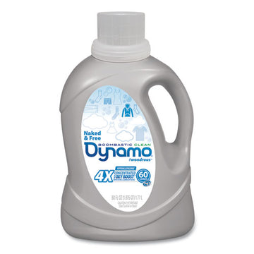 Dynamo® Laundry Detergent Liquid 4x, Naked And Free, Unscented, 60 Loads, 60 Oz Bottle, 6-carton freeshipping - TVN Wholesale